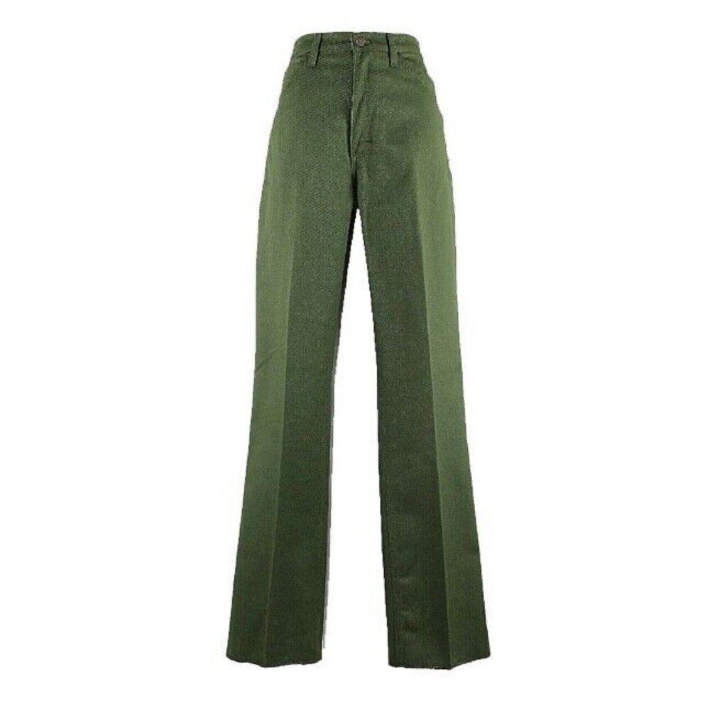 Horace Small 10R x 36U Green Polyester Cotton Professional Apparel Pant